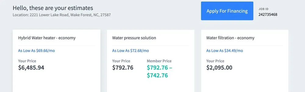 Slide of Blaze Heating Cooling Electrical Plumbing