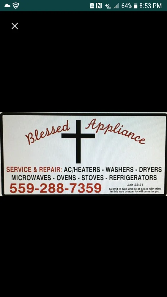 Slide of Blessed Appliance Air Conditioning And Heating