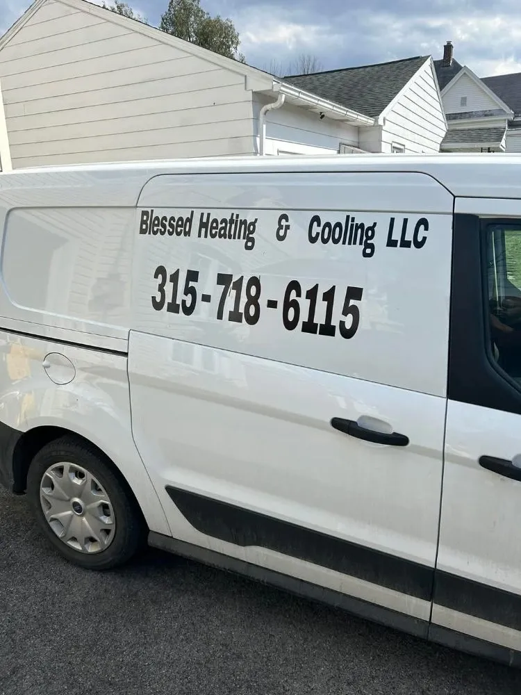 Slide of Blessed Heating & Cooling