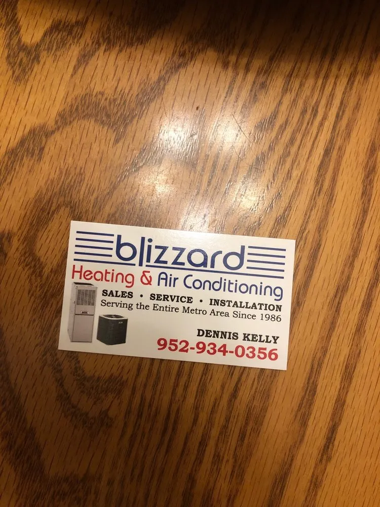 Slide of Blizzard Heating and Air Conditioning