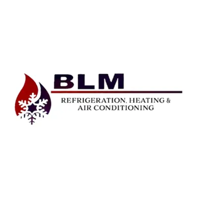 BLM Refrigeration Heating & Air Conditioning Logo
