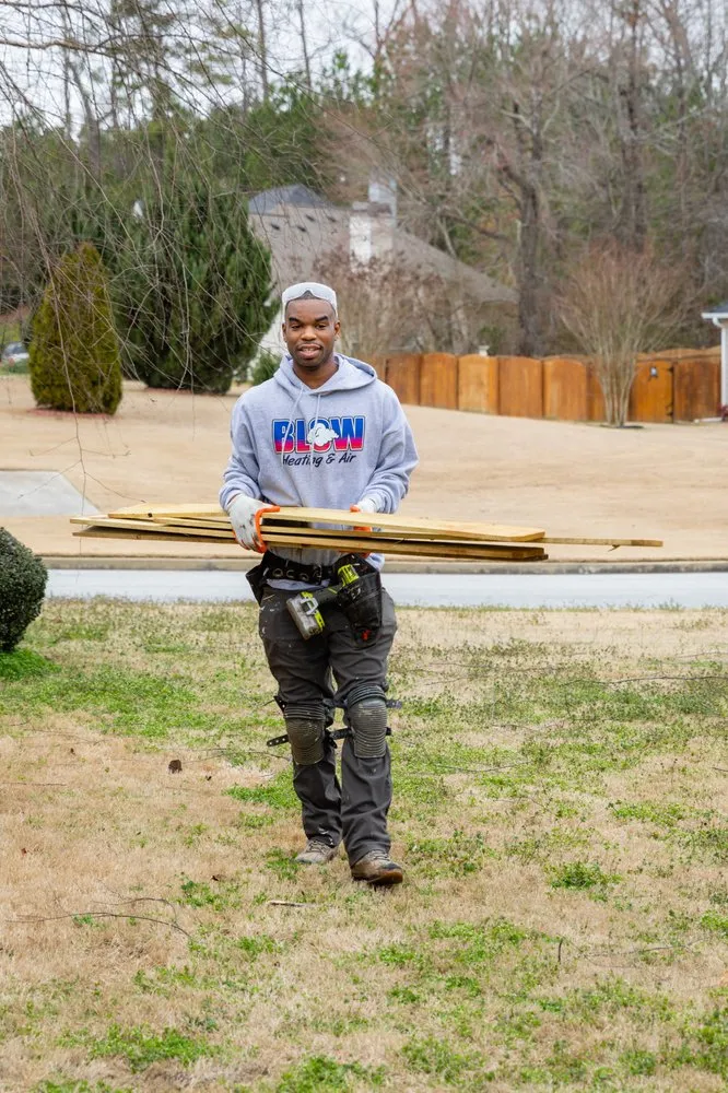 Slide of BLOW Heating & Air