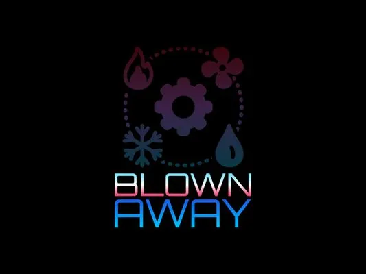 Blown Away Heating and Cooling Logo
