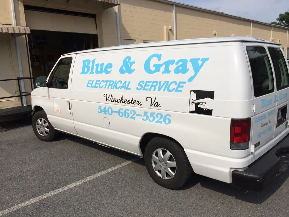 Slide of Blue & Gray Electrical Service