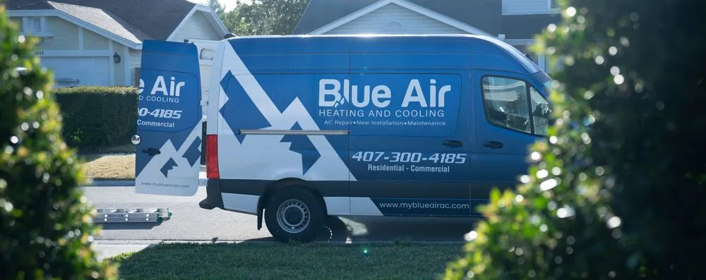 Slide of Blue Air Heating Cooling