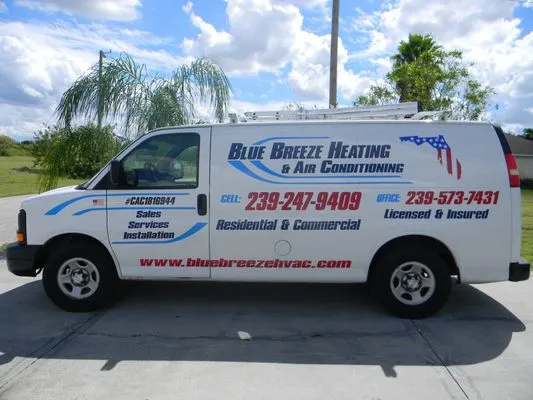Blue Breeze Heating & Air Conditioning Logo