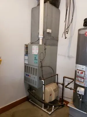 Blue Collar Heating & Cooling Logo