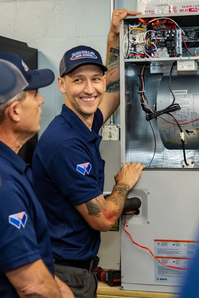 Slide of Blue Collar Heating & Cooling