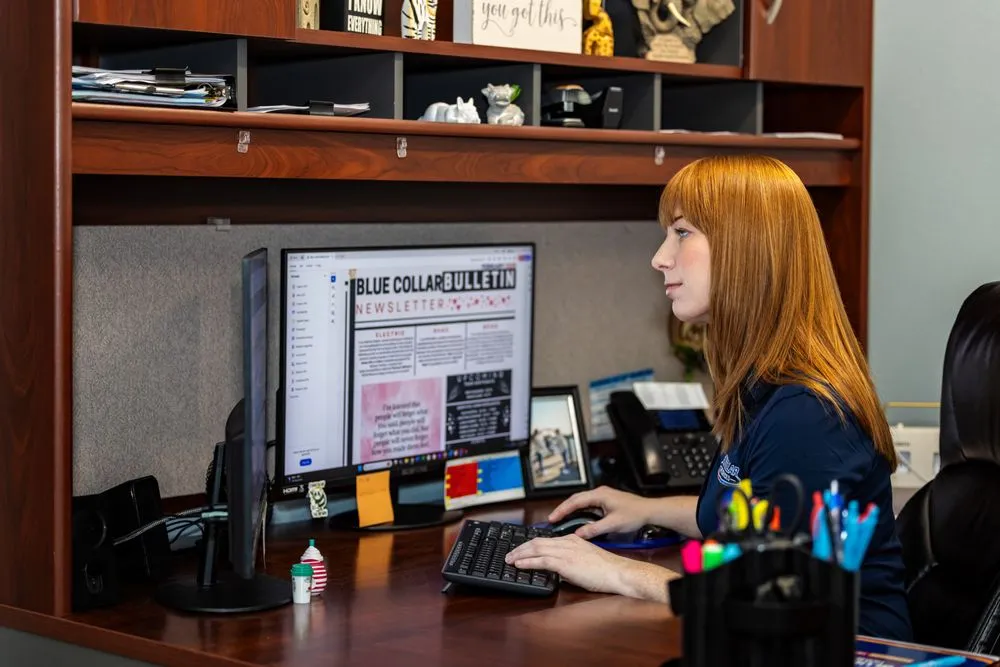 Slide of Blue Collar Heating & Cooling