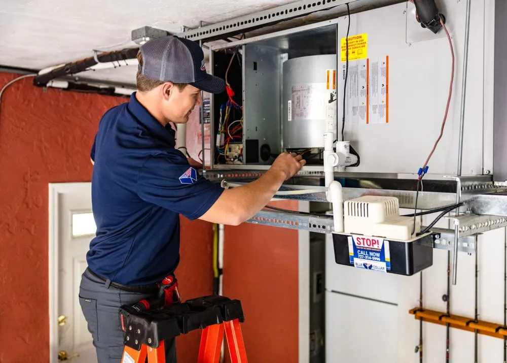 Slide of Blue Collar Heating & Cooling