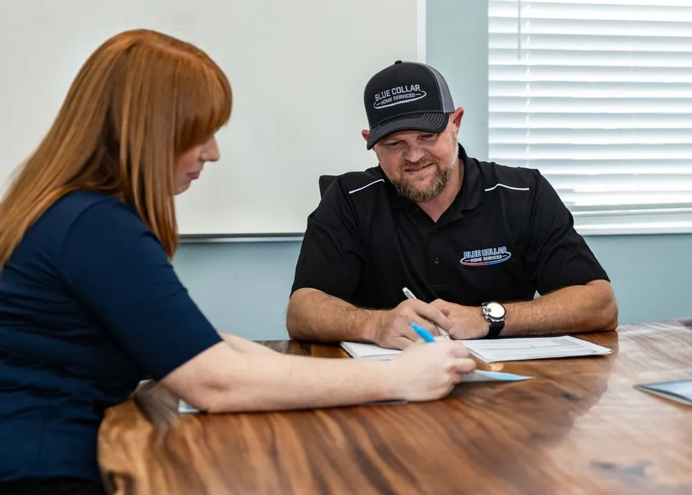 Slide of Blue Collar Heating & Cooling