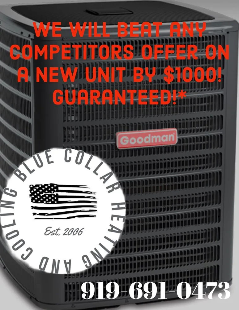 Slide of Blue Collar Heating and Cooling