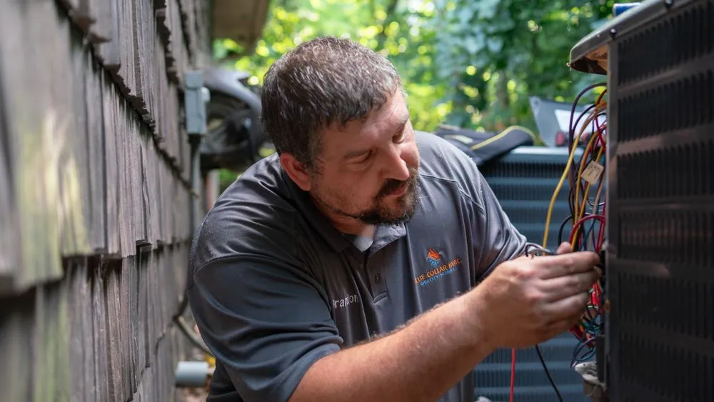 Slide of Blue Collar HVAC