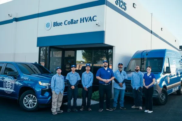 Blue Collar HVAC Logo