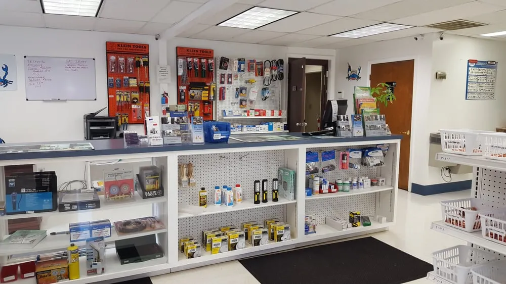 Slide of Blue Crab Appliance Parts