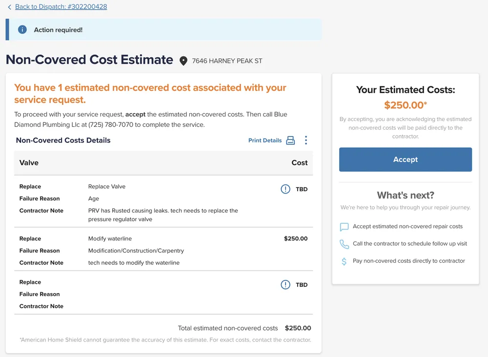 Slide of Blue Diamond Plumbing