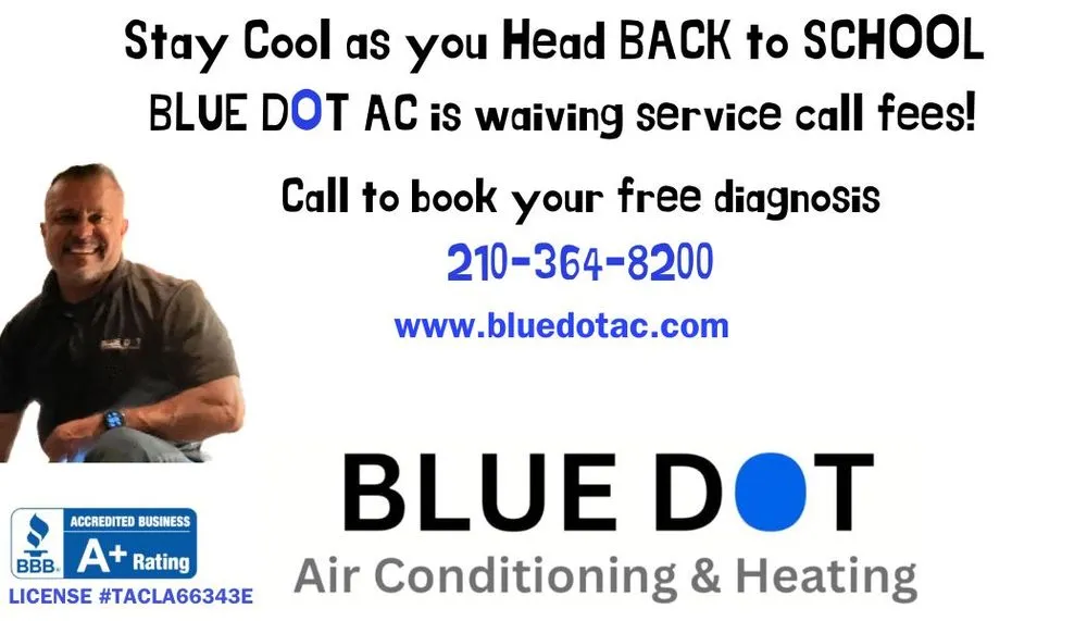 Slide of Blue Dot Air Conditioning & Heating