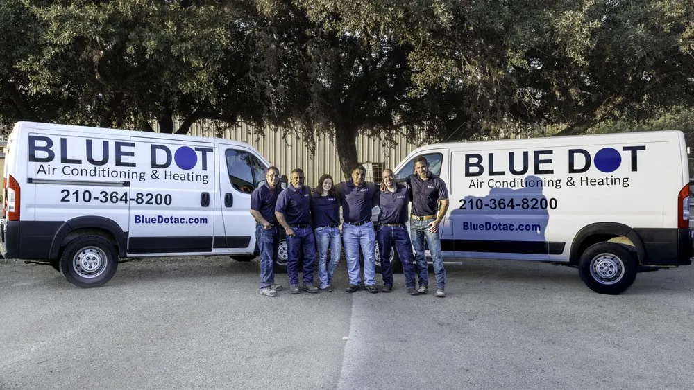Slide of Blue Dot Air Conditioning & Heating
