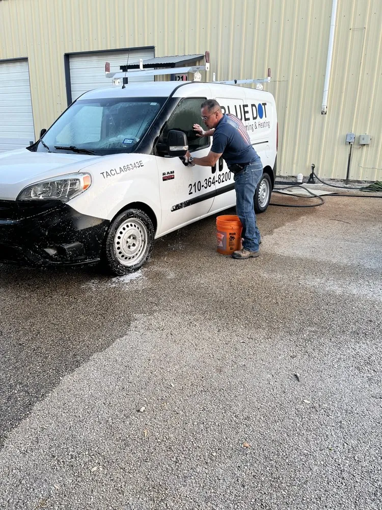 Slide of Blue Dot Air Conditioning & Heating