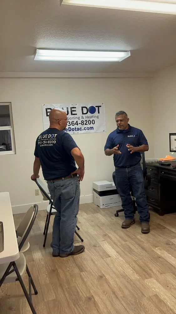 Slide of Blue Dot Air Conditioning & Heating