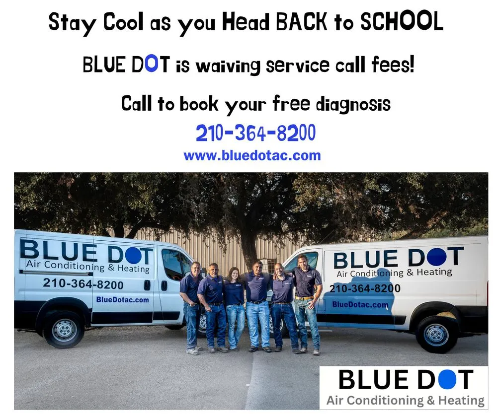 Slide of Blue Dot Air Conditioning & Heating