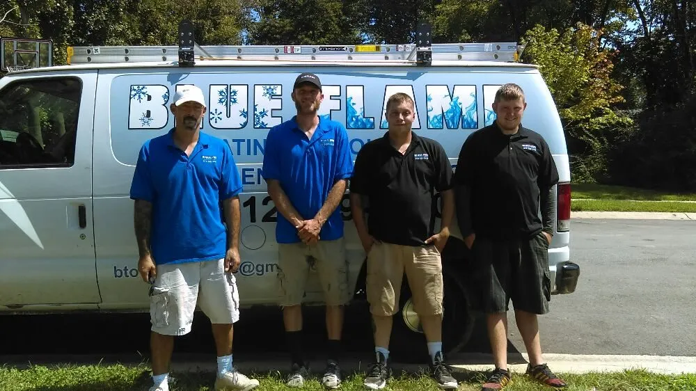 Slide of Blue Flame Heating & Cooling