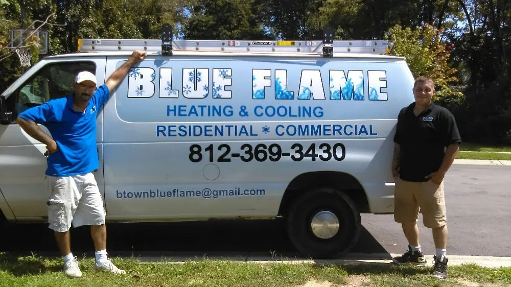 Slide of Blue Flame Heating & Cooling