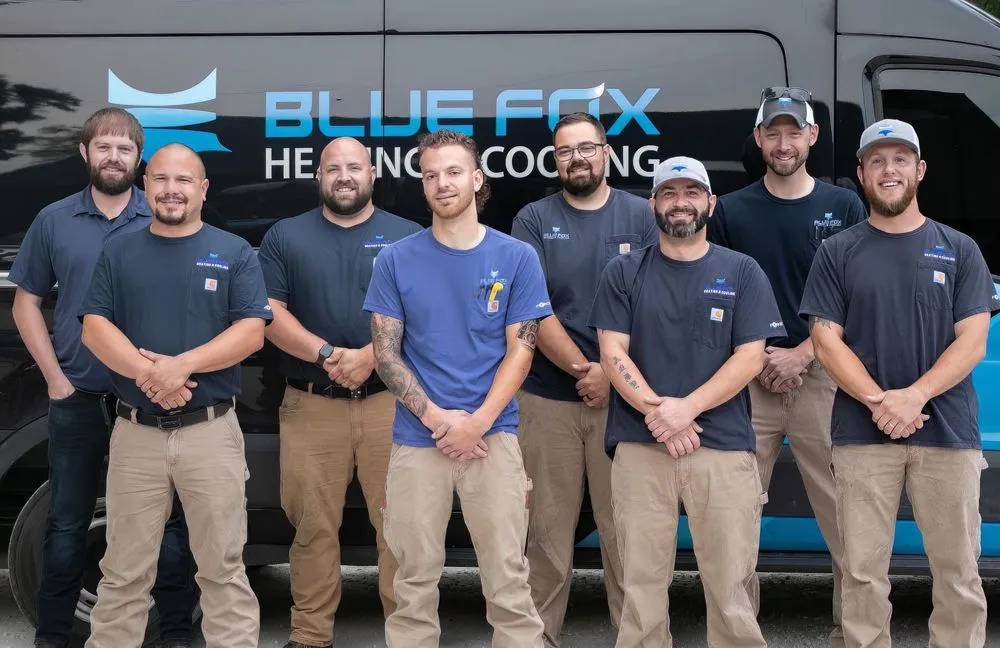 Slide of Blue Fox Heating & Cooling