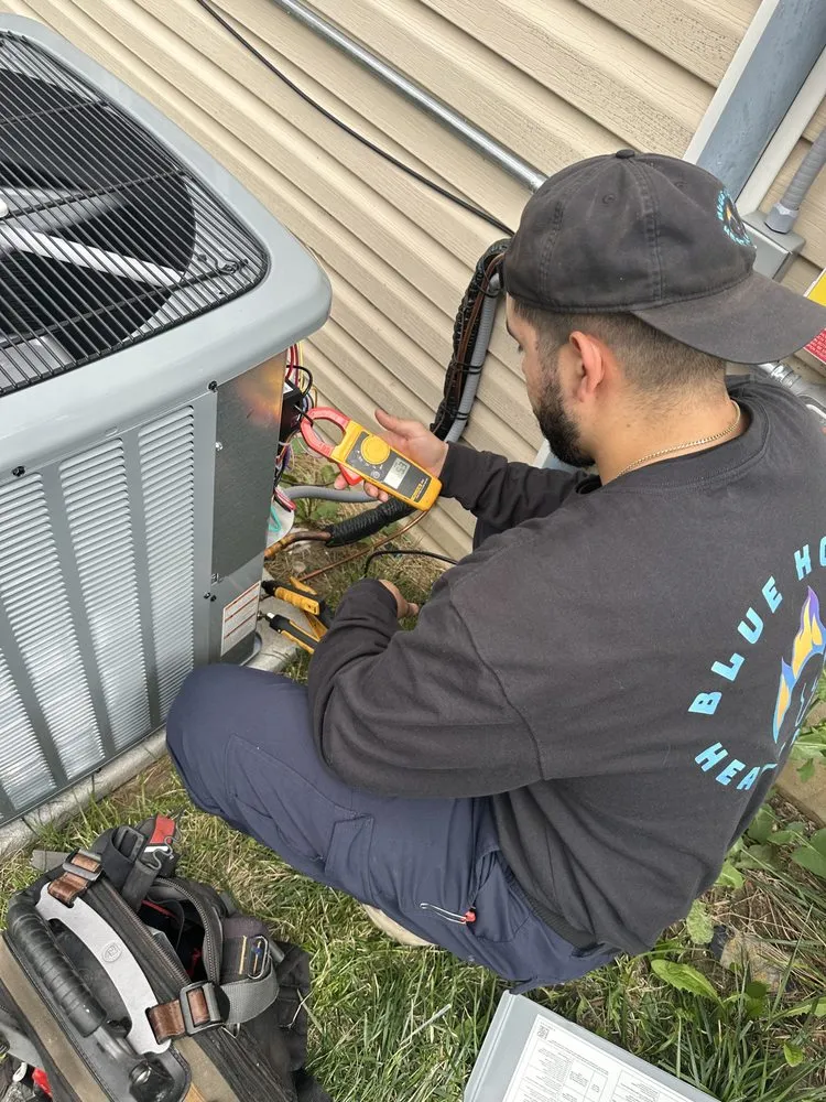 Slide of Blue Horse Heat and AC