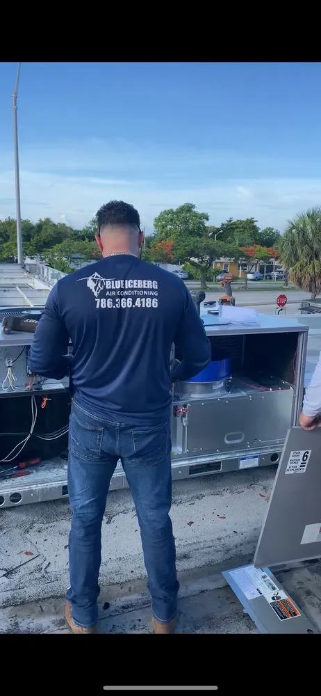 Slide of Blue Iceberg