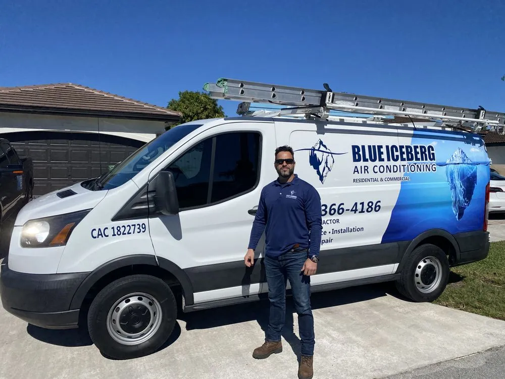 Slide of Blue Iceberg