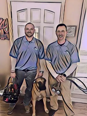 Blue Ladder Heating & Cooling Logo