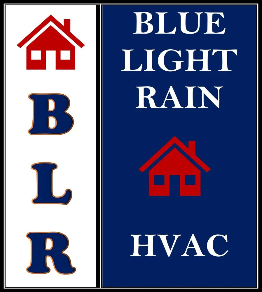 Slide of Blue Light Rain HVAC