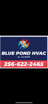 Blue Pond HVAC and Appliance Logo