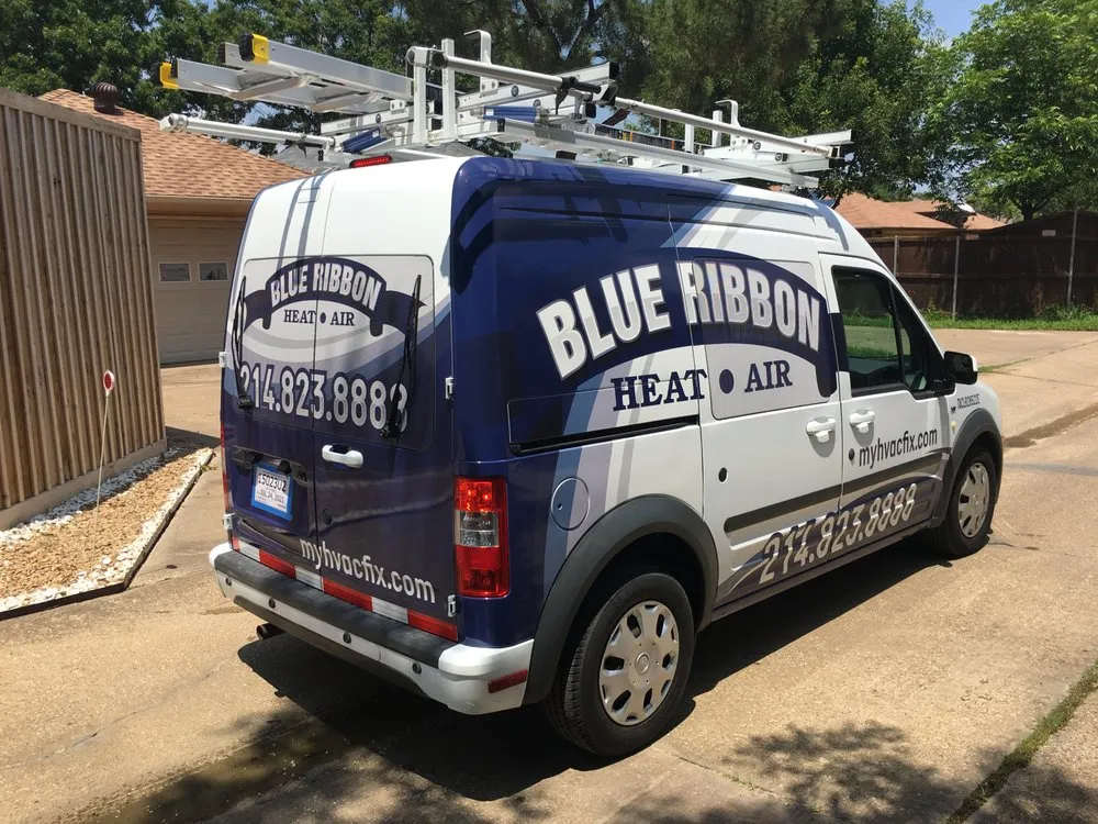 Slide of Blue Ribbon Heat and Air