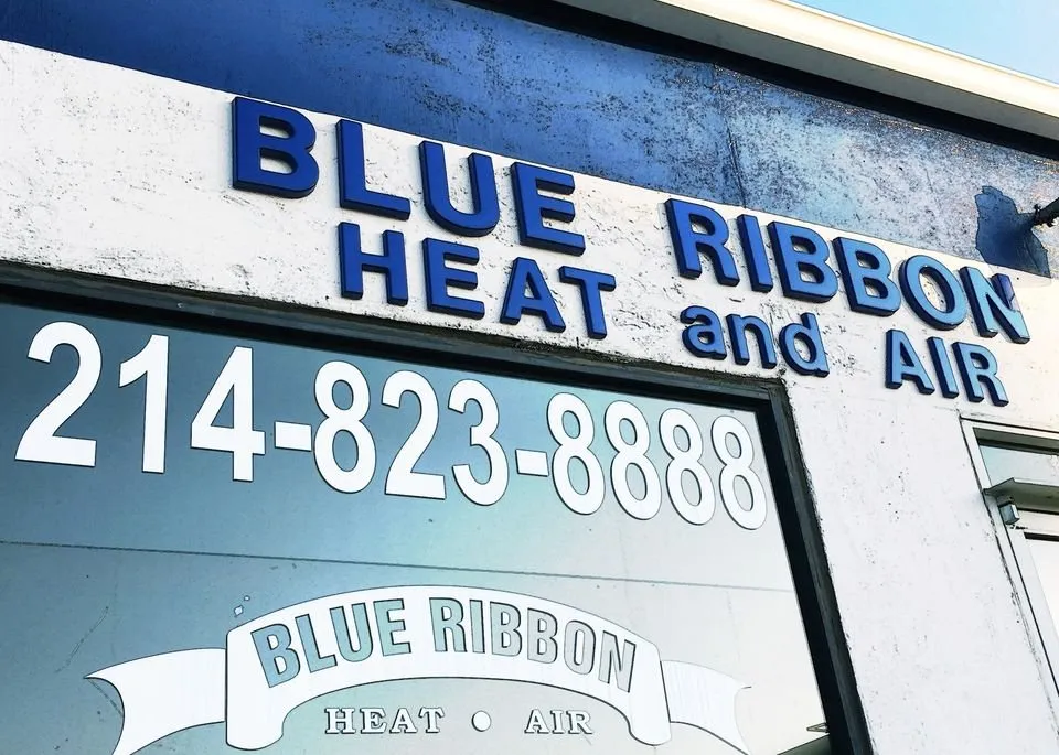 Slide of Blue Ribbon Heat and Air