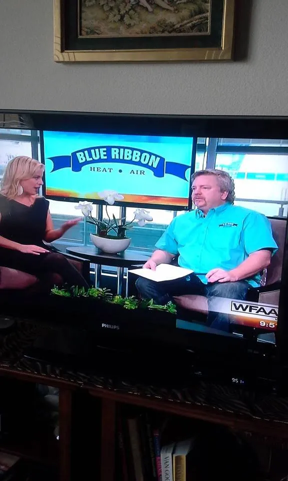 Slide of Blue Ribbon Heat and Air