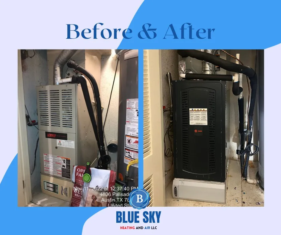 Slide of Blue Sky Heating and Air