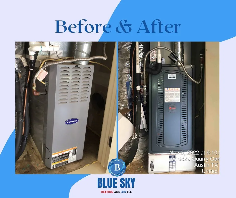Slide of Blue Sky Heating and Air