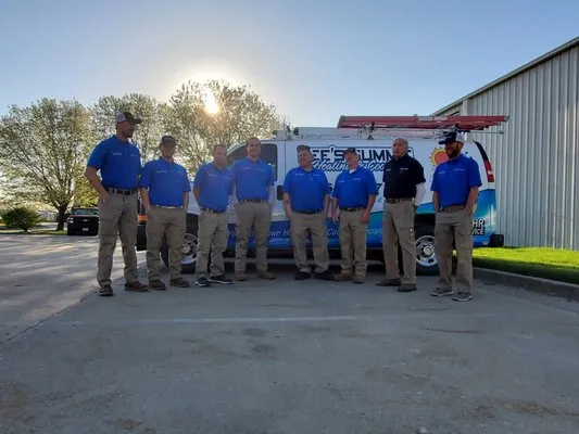 Blue Springs Heating and Cooling Logo