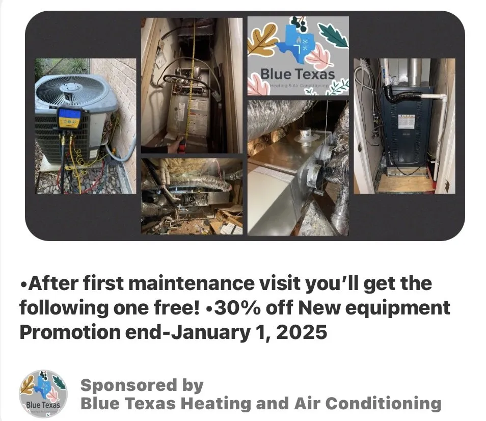Slide of Blue Texas Heating & Air Conditioning