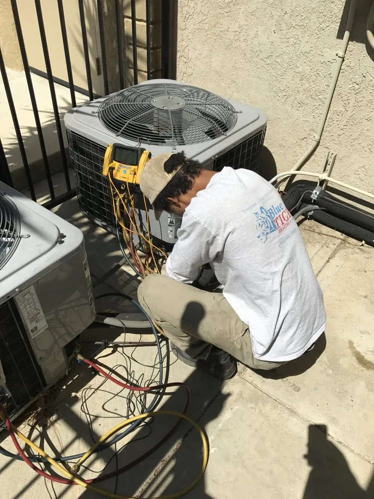 Slide of Blue Tiger Heating & AC