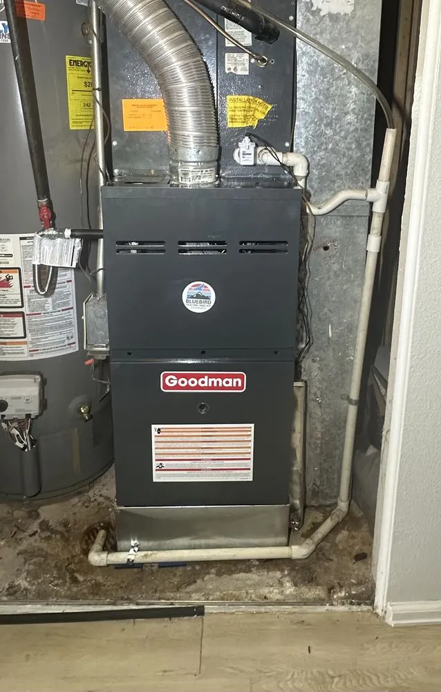 Slide of BlueBird Plumbing Heating and Air
