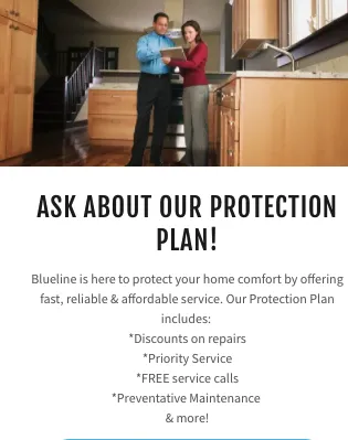 Slide of Blueline Heating & Air Conditioning