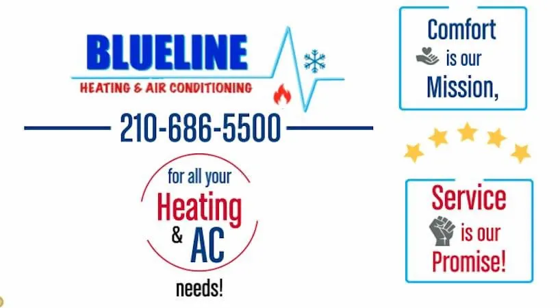 Slide of Blueline Heating & Air Conditioning