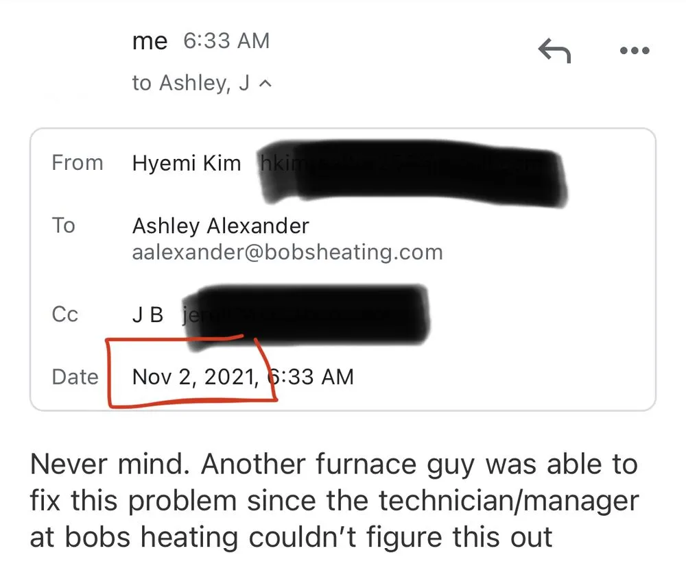 Slide of Bob's Heating & Air Conditioning