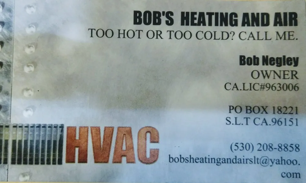 Slide of Bob's Heating and Air