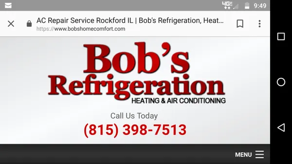 BOB'S REFRIGERATION Heating & Air Conditioning