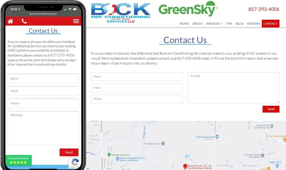 Slide of Bock Services