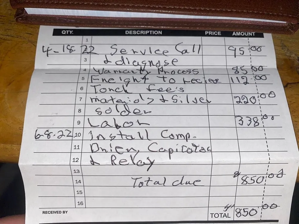 Slide of Bolinger Heat & Air